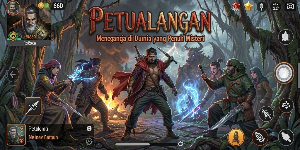Gameplay menegangkan dalam petualangan penuh misteri di 66D.