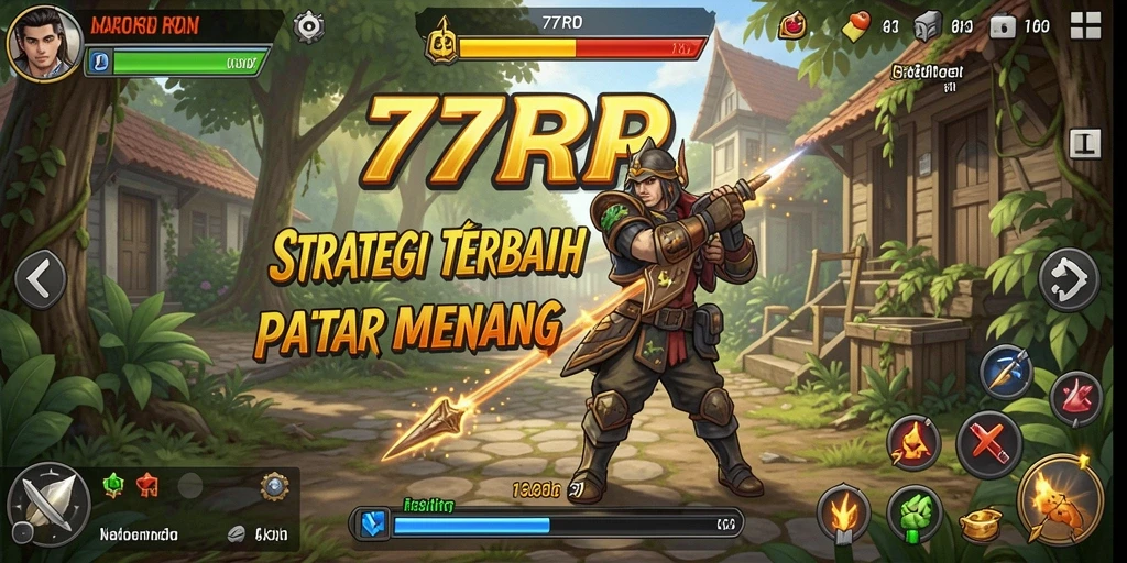Tangkapan layar gameplay 77RP yang menampilkan pertempuran strategi seru.