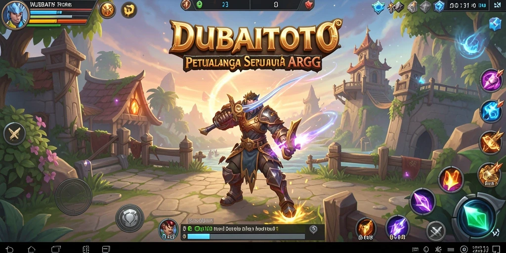 Gameplay DUBAITOTO dengan aksi pertarungan yang seru.