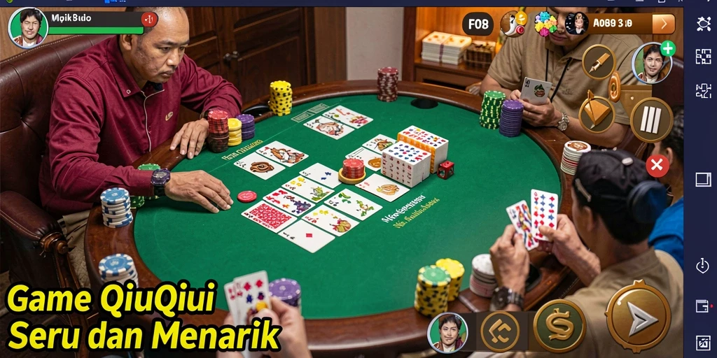 Tampilan menarik dengan gameplay QiuQiu yang seru.
