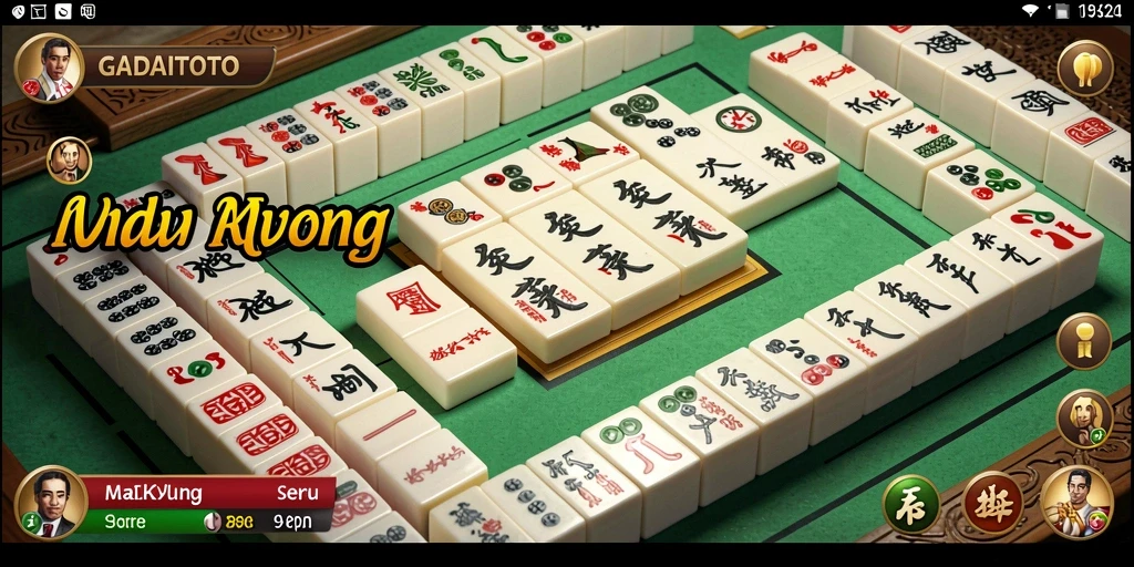 Tampilan gameplay Mahjong GADAITOTO yang seru dan interaktif.