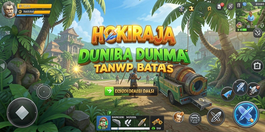 Gameplay HOKIRAJA menampilkan petualangan Open World yang seru dan dinamis.