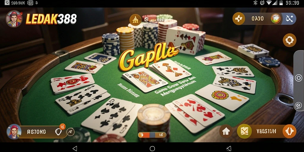 Tampilan gameplay seru dan interaktif dari LEDAK388.