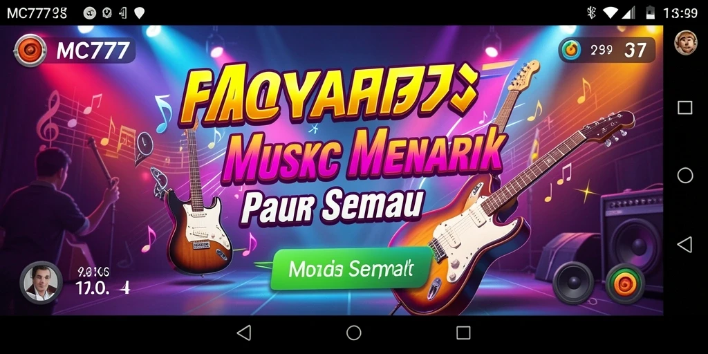 Gameplay menarik di MC777 dengan berbagai tantangan musik.