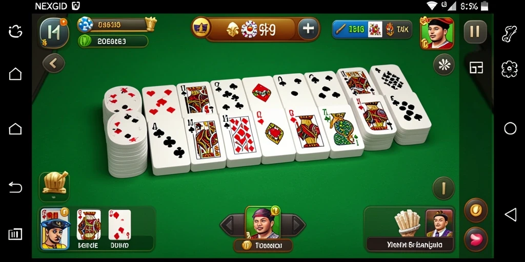 Tampilan gameplay seru dalam NEXGID yang membuat ketagihan.