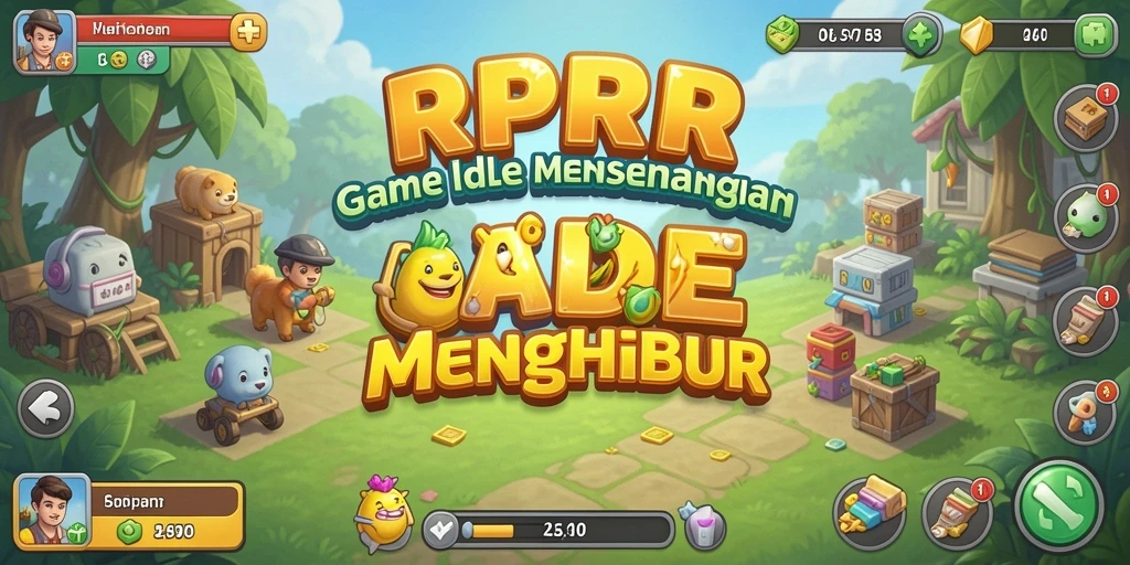 Tampilan gameplay mengasyikkan dari RPRR yang penuh warna.