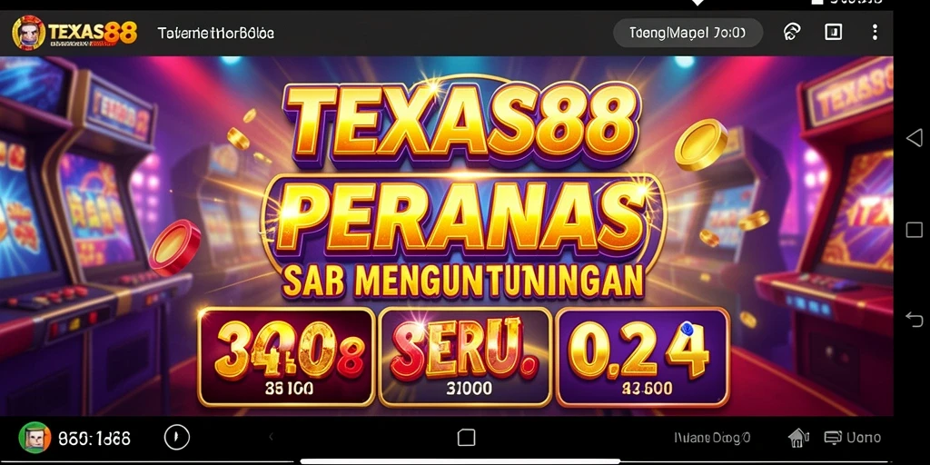 Screenshot utama TEXAS88 menampilkan gameplay slot yang seru dan mengasyikkan.