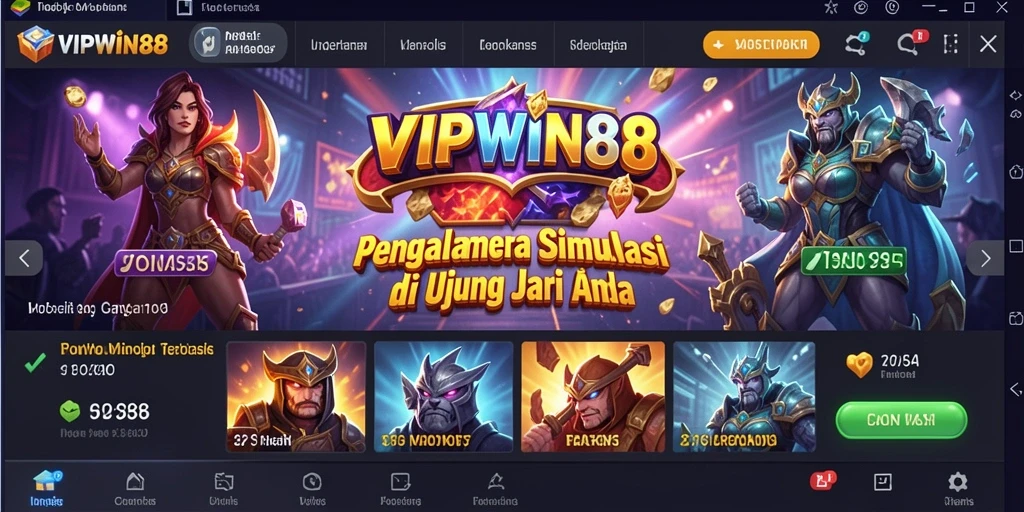 Tampilan gameplay <strong>VIPWIN88</strong> yang menarik dan mengasyikkan.