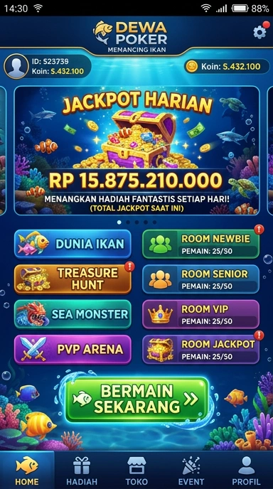Screenshot fitur dukungan pelanggan dewapoker yang responsif.